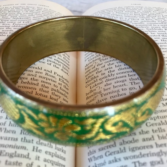 Brass and Resin Bangle - Picture 4 of 4